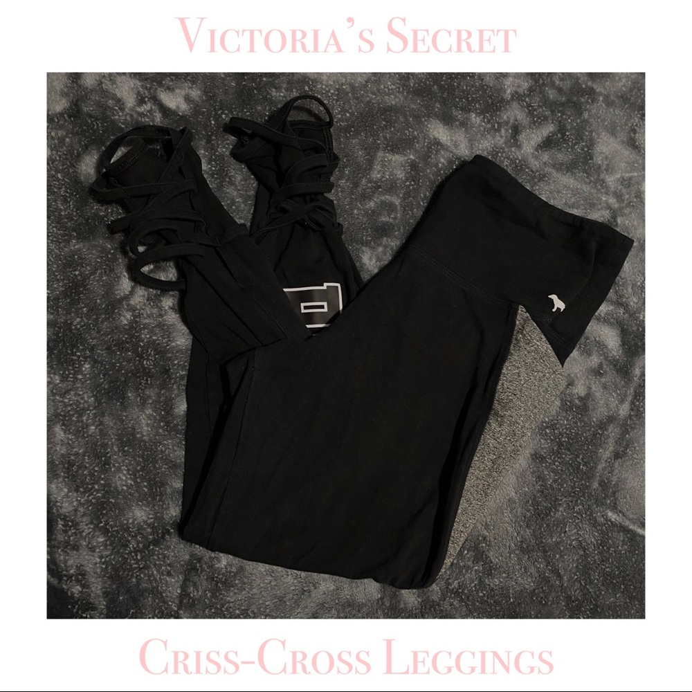 PINK Victoria’s Secret Criss-Cross Yoga Capris